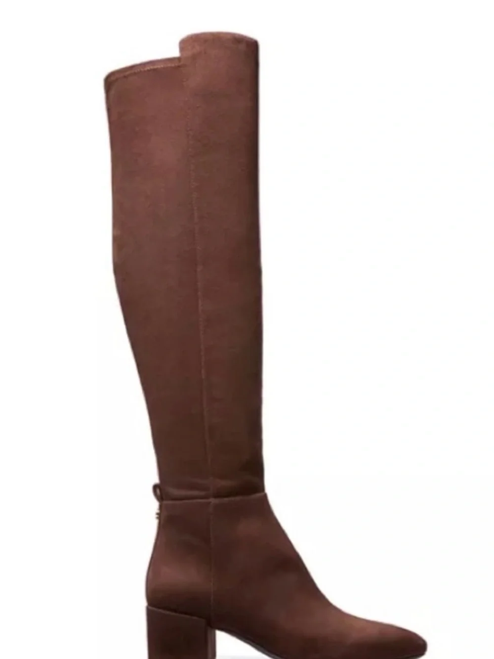 New Michael Kors Mocha Micro Suede Boots Sz 11 M - Picture 1 of 10